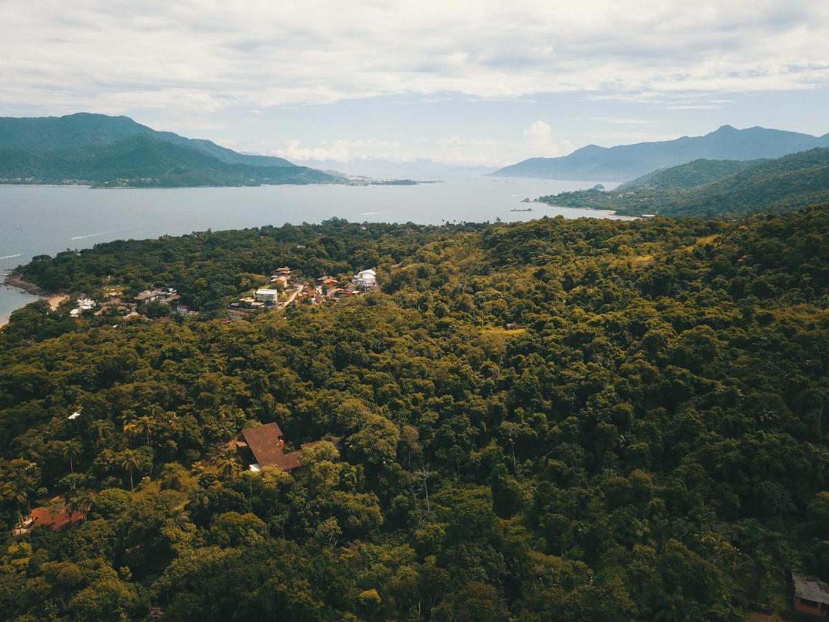 Bangalo Com Vista Para O Mar No Condominio Yacamim Ilhabela Praia Do Curral Ngoại thất bức ảnh