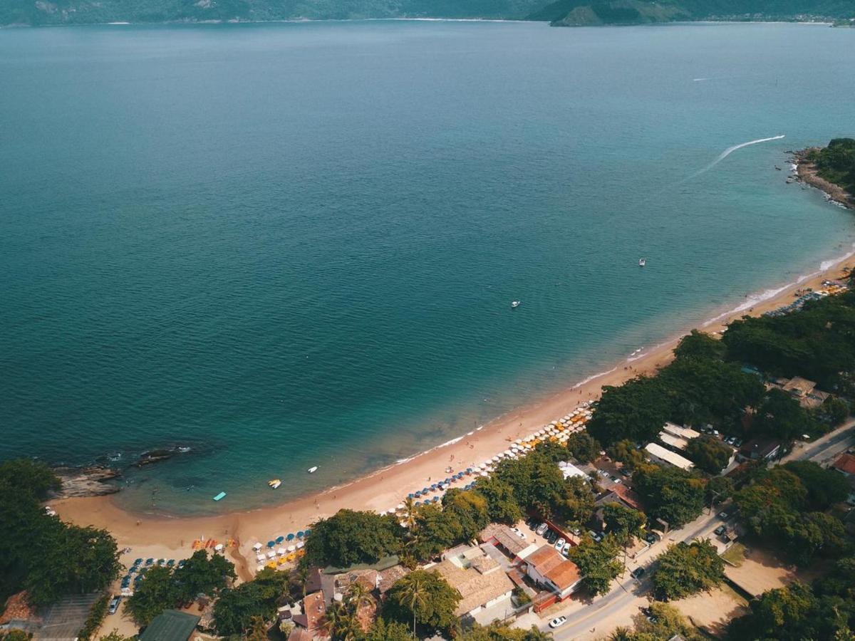 Bangalo Com Vista Para O Mar No Condominio Yacamim Ilhabela Praia Do Curral Ngoại thất bức ảnh