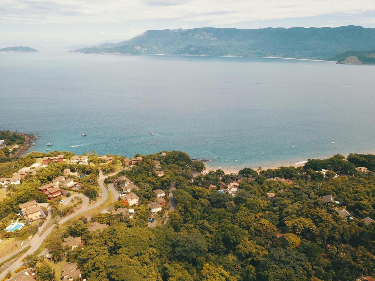 Bangalo Com Vista Para O Mar No Condominio Yacamim Ilhabela Praia Do Curral Ngoại thất bức ảnh